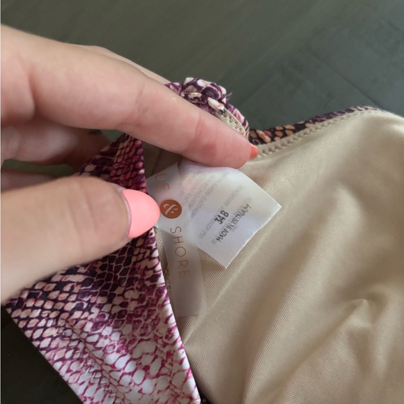 Shade & Shore - Pink Snake Pattern Bikini - Picture 3 of 4